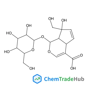 (1S,4aS,7R,7aS)-1-(beta-D-Glucopyranosyloxy)-7-hydroxy-7-(hydroxymethyl)-1,4a,7,7a-tetrahydrocyclopenta[c]pyran-4-carboxylic acid