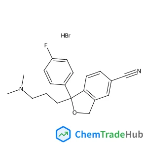 1-[3-(Dimethylamino)propyl]-1-(4-fluorophenyl)-1,3-dihydro-2-benzofuran-5-carbonitrile hydrobromide (1:1)