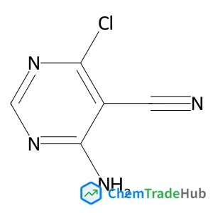 4-amino-6-chloro-pyrimidine-5-carbonitrile