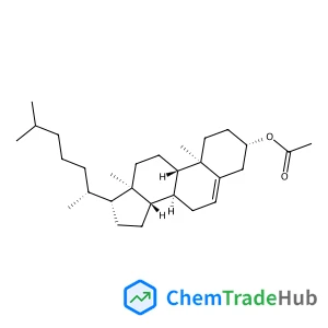 (3beta)-Cholest-5-en-3-yl acetate Chemical_Structure_Of