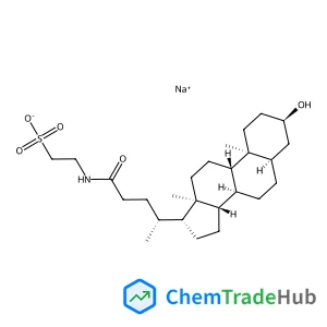 Sodium 2-{[(3alpha,5beta)-3-hydroxy-24-oxocholan-24-yl]amino}ethanesulfonate