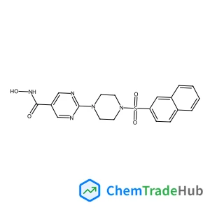 N-Hydroxy-2-[4-(2-naphthylsulfonyl)-1-piperazinyl]-5-pyrimidinecarboxamide