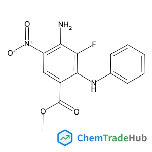 Methyl 4-amino-2-anilino-3-fluoro-5-nitrobenzoate