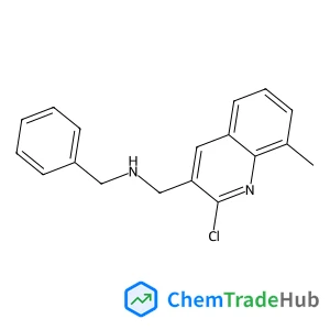 N-Benzyl-1-(2-chloro-8-methylquinolin-3-yl)methanamine