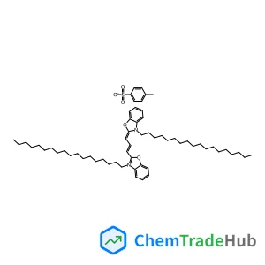 3-Octadecyl-2-[3-(3-octadecyl-1,3-benzoxazol-2(3H)-ylidene)-1-propen-1-yl]-1,3-benzoxazol-3-ium 4-methylbenzenesulfonate