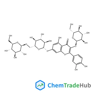 2-(3,4-Dihydroxyphenyl)-7-{[6-O-(beta-D-glucopyranosyl)-beta-D-glucopyranosyl]oxy}-5-hydroxy-4-oxo-4H-chromen-3-yl beta-D-glucopyranoside