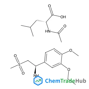 (R)-1-(3-Ethoxy-4-methoxyphenyl)-2-(methylsulfonyl)ethylamine N-Acetyl-D-leucine Salt