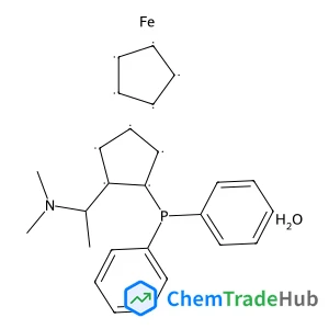 (+/-)-N,N-DIMETHYL-1-(2-DIPHENYLPHOSPHINO)FERROCENYLETHYLAMINE 1-HYDRATE