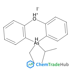 10-Ethyl-10-isopropyl-10H-10lambda~5~-phenoxarsinin-5-ium iodide structure