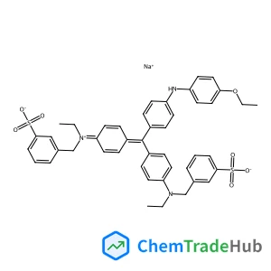 Sodium 3-({[(1Z,4Z)-4-({4-[(4-ethoxyphenyl)amino]phenyl}{4-[ethyl(3-sulfonatobenzyl)amino]phenyl}methylene)-2,5-cyclohexadien-1-ylidene](ethyl)ammonio}methyl)benzenesulfonate