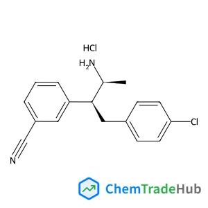 Benzonitrile, 3-[(1S,2S)-2-amino-1-[(4-chlorophenyl)methyl]propyl]-, hydrochloride (1