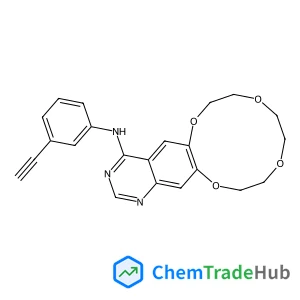 N-(3-Ethynylphenyl)-7,8,10,11,13,14-hexahydro[1,4,7,10]tetraoxacyclododecino[2,3-g]quinazolin-4-amine