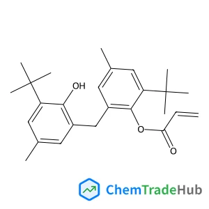 2-[2-Hydroxy-5-methyl-3-(2-methyl-2-propanyl)benzyl]-4-methyl-6-(2-methyl-2-propanyl)phenyl acrylate