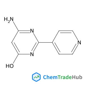 6-Amino-2-(4-pyridinyl)-4(1H)-pyrimidinone Chemical_Structure_Of