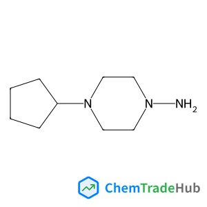 4-Cyclopentyl-1-piperazinamine