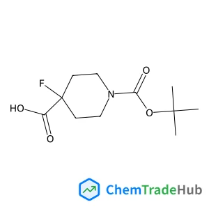 4-Fluoro-1-{[(2-methyl-2-propanyl)oxy]carbonyl}-4-piperidinecarboxylic acid