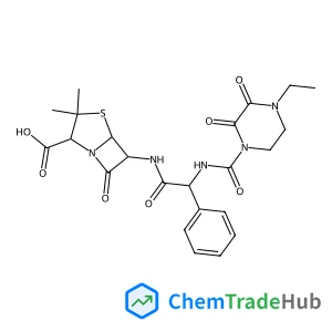 (2S,5R,6R)-6-[(2R)-2-[(4-ethyl-2,3-dioxopiperazine-1-carbonyl)amino]-2-phenylacetamido]-3,3-dimethyl-7-oxo-4-thia-1-azabicyclo[3.2.0]heptane-2-carboxylic acid