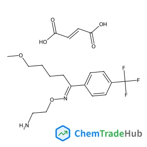 2-{[(E)-{5-Methoxy-1-[4-(trifluoromethyl)phenyl]pentylidene}amino]oxy}ethanamine (2Z)-2-butenedioate (1:1)