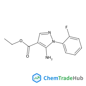 Ethyl 5-amino-1-(2-fluorophenyl)-1H-pyrazole-4-carboxylate Ethyl 5-amino-1-(2-fluorophenyl)-1H-pyrazole-4-carboxylate