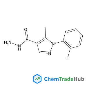 1-(2-Fluorophenyl)-5-methyl-1H-pyrazole-4-carbohydrazide 1-(2-Fluorophenyl)-5-methyl-1H-pyrazole-4-carbohydrazide