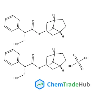 (3-endo)-8-Methyl-8-azabicyclo[3.2.1]oct-3-yl (2S)-3-hydroxy-2-phenylpropanoate sulfate (2:1)