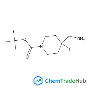 2-Methyl-2-propanyl 4-(aminomethyl)-4-fluoro-1-piperidinecarboxylate