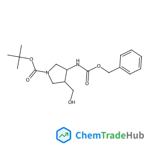 (3R)-1-Boc-3-N-Cbz-4-(Hydroxymethyl)pyrrolidine-3-Amine