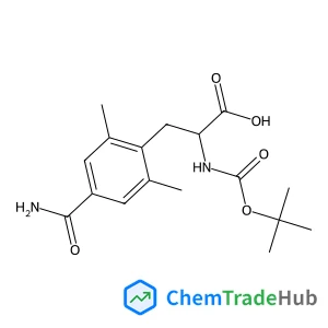 (S)-2-((tert-Butoxycarbonyl)amino)-3-(4-carbamoyl-2,6-dimethylphenyl)propanoic acid