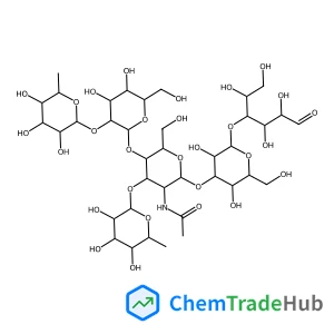 alpha-FUC-[1->2]-beta-GAL-[1->4][alpha-FUC-(1->3)]-beta-GLCNAC-[1->3]-beta-GAL-[1->4]-GLC