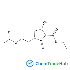 Ethyl 1-(2-acetoxyethyl)-4-hydroxy-2-oxo-3-pyrrolidinecarboxylate