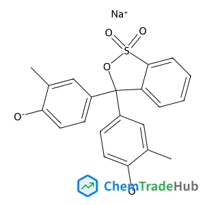 Phenolate, 4,4'-(1,1-dioxido-3H-2,1-benzoxathiol-3-ylidene)bis[2-methyl-, sodium salt (1:1)