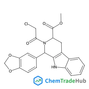 Methyl (1R,3S)-1-(1,3-benzodioxol-5-yl)-2-(chloroacetyl)-2,3,4,9-tetrahydro-1H-beta-carboline-3-carboxylate