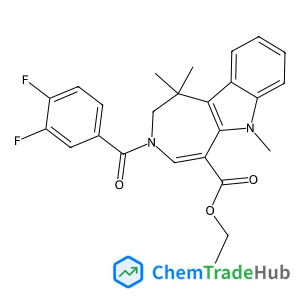 3-(3,4-Difluoro-benzoyl)-1,1-diMethyl-1,2,3,6-tetrahydro-azepino[4,5-b]indole-5-carboxylic acid ethyl ester