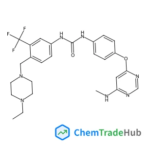 1-{4-[(4-Ethyl-1-piperazinyl)methyl]-3-(trifluoromethyl)phenyl}-3-(4-{[6-(methylamino)-4-pyrimidinyl]oxy}phenyl)urea