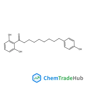 1-(2,6-Dihydroxyphenyl)-9-(4-hydroxyphenyl)-1-nonanone 1-(2,6-Dihydroxyphenyl)-9-(4-hydroxyphenyl)-1-nonanone