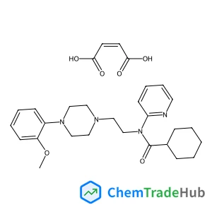 N-{2-[4-(2-Methoxyphenyl)-1-piperazinyl]ethyl}-N-(2-pyridinyl)cyclohexanecarboxamide (2Z)-2-butenedioate (1:1)