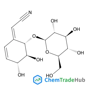 (2Z)-[(4R,5S,6S)-6-(beta-D-Glucopyranosyloxy)-4,5-dihydroxy-2-cyclohexen-1-ylidene]acetonitrile