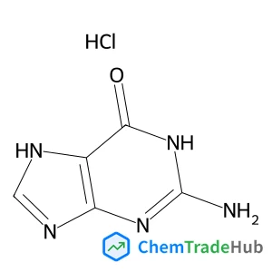 2-Amino-1,7-dihydro-6H-purin-6-one hydrochloride (1:1)