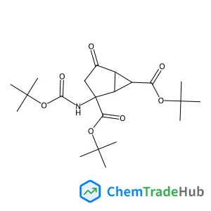 Bicyclo[3.1.0]hexane-2,6-dicarboxylic acid, 2-[[(1,1-dimethylethoxy)carbonyl]amino]-4-oxo-, 2,6-bis(1,1-dimethylethyl) ester, (1S,2S,5R,6R)-