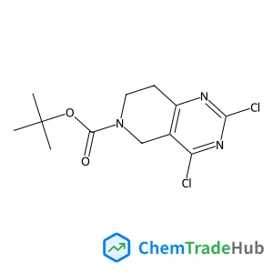 2-Methyl-2-propanyl 2,4-dichloro-7,8-dihydropyrido[4,3-d]pyrimidine-6(5H)-carboxylate