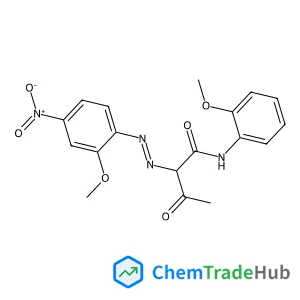 2-[(2-Methoxy-4-nitrophenyl)diazenyl]-N-(2-methoxyphenyl)-3-oxobutanamide