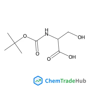N-{[(2-Methyl-2-propanyl)oxy]carbonyl}-D-serine