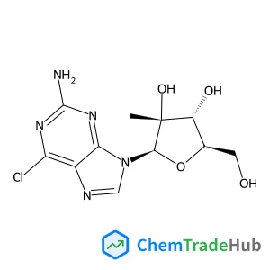 6-Chloro-9-(2-C-methyl-beta-D-ribofuranosyl)-9H-purin-2-amine