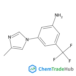 3-(4-Methyl-1H-imidazol-1-yl)-5-(trifluoromethyl)aniline