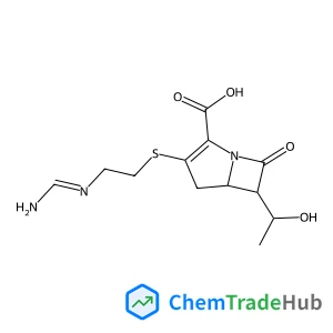 (5R,6S)-6-[(1R)-1-Hydroxyethyl]-3-({2-[(iminomethyl)amino]ethyl}sulfanyl)-7-oxo-1-azabicyclo[3.2.0]hept-2-ene-2-carboxylic acid