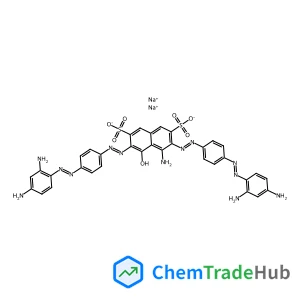 Disodium 4-amino-3,6-bis[(E)-{4-[(E)-(2,4-diaminophenyl)diazenyl]phenyl}diazenyl]-5-hydroxy-2,7-naphthalenedisulfonate