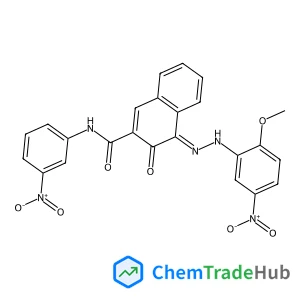 2-Naphthalenecarboxamide,3-hydroxy-4-[(2-methoxy-5-nitrophenyl)azo]-N-(3-nitrophenyl)-