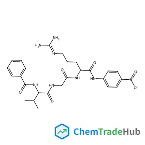 N-Benzoyl-L-valylglycyl-N~5~-(diaminomethylene)-N-(4-nitrophenyl)-L-ornithinamide