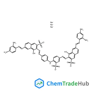 2-Naphthalenesulfonic acid,6-[(2,4-diaminophenyl)azo]-3-[[4-[[4-[[7-[(2,4-diaminophenyl)azo]-1-hydroxy-3-sulfo-2-naphthalenyl]azo]phenyl]amino]-3-sulfophenyl]azo]-4-hydroxy-, trisodium salt