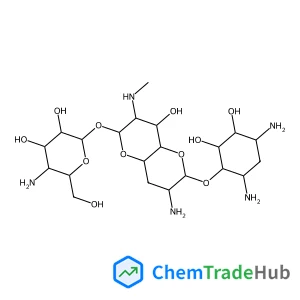 (2R,3S,4R,6S,7R)-7-Amino-6-{[(1R,2R,3S,4R,6S)-4,6-diamino-2,3-dihydroxycyclohexyl]oxy}-4-hydroxy-3-(methylamino)octahydropyrano[3,2-b]pyran-2-yl 4-amino-4-deoxy-alpha-D-glucopyranoside